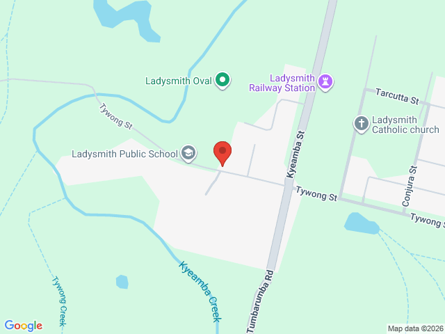 Map showing event location